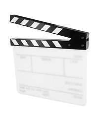 Clar 9-Section Acrylic Production Slate with Color Clapper Sticks (9.25 x 11")