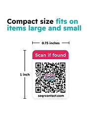 SeQR Contact Lost Item Labels 24-Pack
