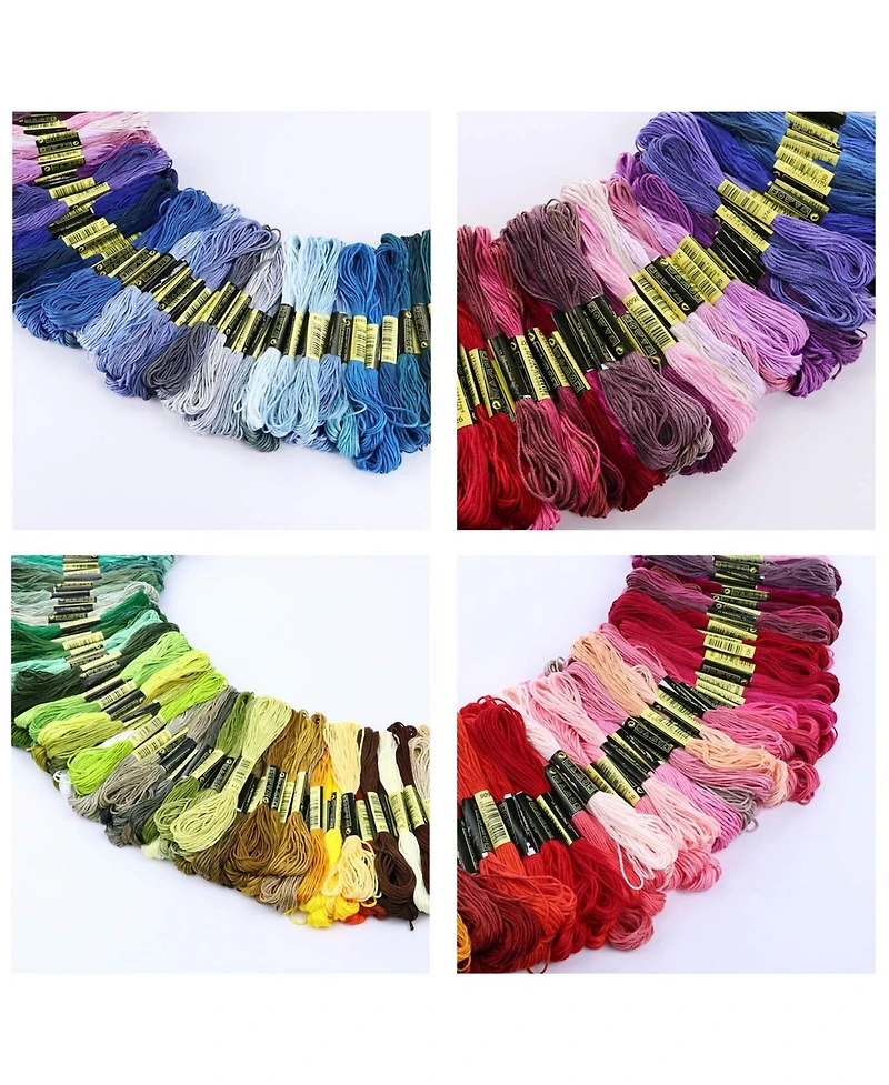Gnuadz 360 Colors Embroidery Thread Floss Friendship Bracelet String Cross Stitch Cotton Yarn Crochet Craft Supplies