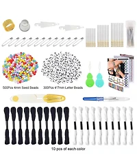 Gnuadz 52 pieces Embroidery Floss Kit Organizer Box Cross Tools Bobbins Gift