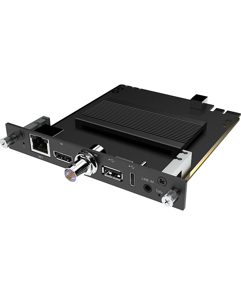Kiloview Re-3 Dual-Channel 4K Uhd H.265/H.264 Hdmi/3G-sdi/Ndi|Hx Rackmount Encoding Card for Cradle Series Frame