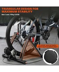 Sportneer Magnetic Bike Trainer Stand for 26–28 and 700C Wheels, 6-Level Resistance