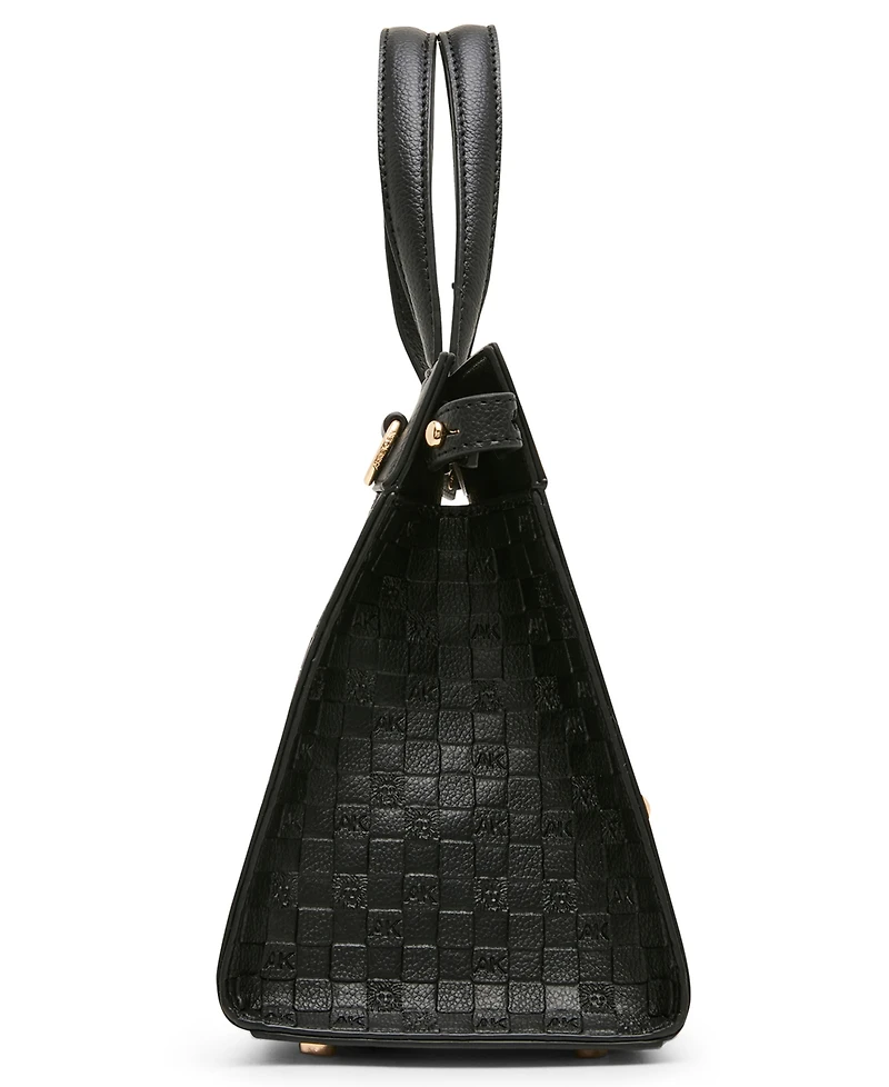 Anne Klein Embossed Medium Satchel Handbag