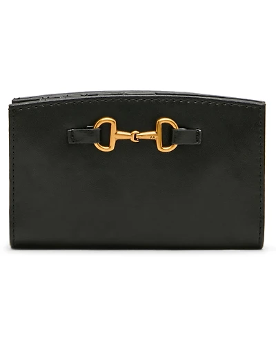 Anne Klein Horsebit Zipper Wallet