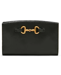 Anne Klein Horsebit Zipper Wallet