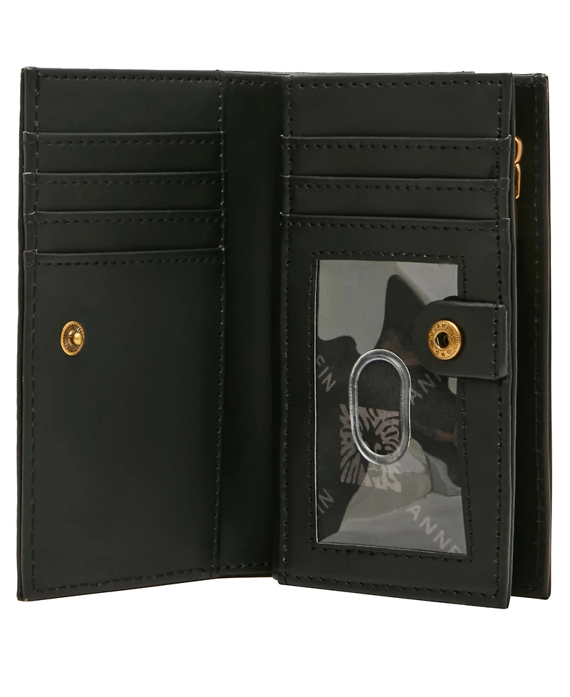 Anne Klein Horsebit Zipper Wallet