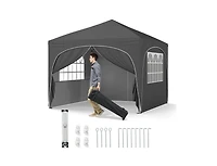 Boyel Living 10 X Ft Pop up Canopy Tent with 4 Removable Sidewalls