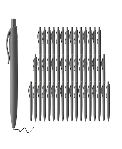 Gnuadz Retractable Ballpoint Pen Medium Point 1.0mm No Bleed Ink Click 50 Pack