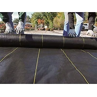 DeWitt Sunbelt 3.2 oz 4' x 300' Woven Weed Barrier Landscape Fabric Ground Cover