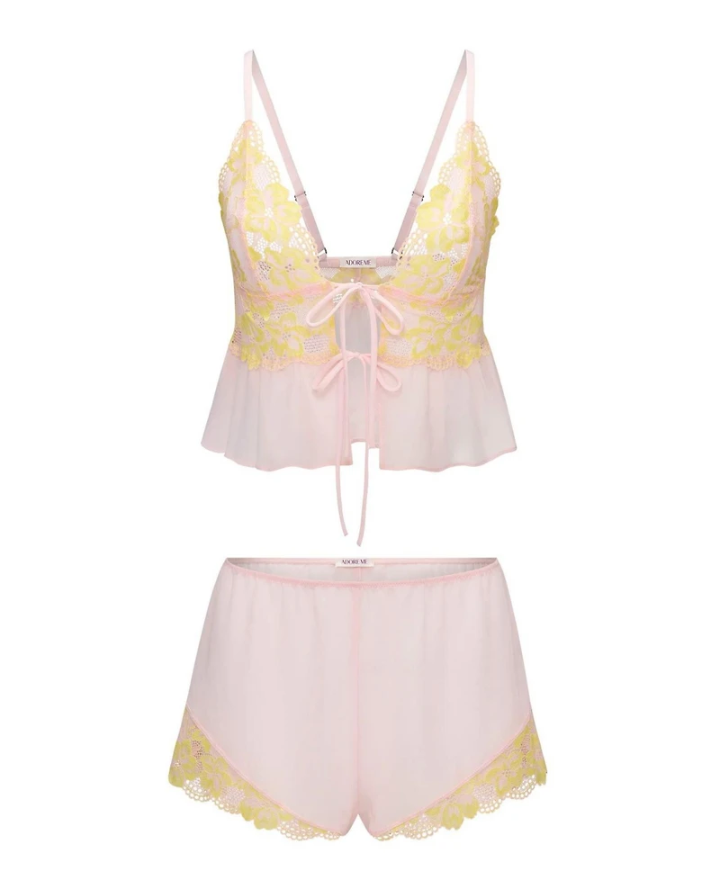 Adore Me Women's Tammy Plus-Size Camisole & Shorts Set Lingerie