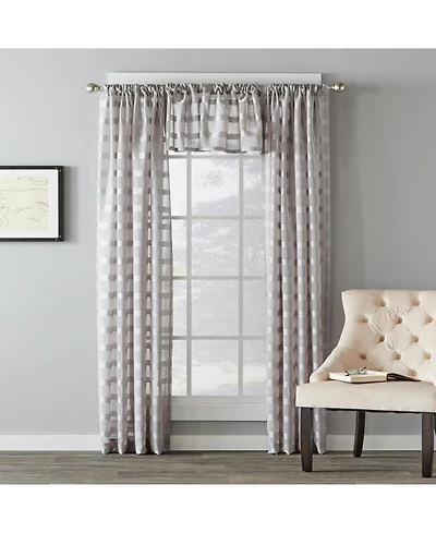 Skl Home Saturday Knight Ltd Parkland Windowpane Tailored Fabric Panel