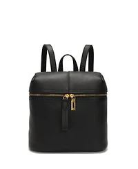 Susu Sutton Small Pebbled Leather Backpack Purse Top Handle Zipper Closure Travel Casual Bag for Women