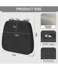 Gnuadz Chair Cushions Dining Waterproof Non-slip Foam Pads With Ties