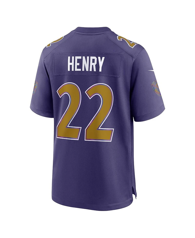 Nike Men's Derrick Henry Purple Baltimore Ravens Alternate Game Jersey