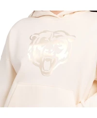 Starter Women's Cream Chicago Bears Pastels Relaxed Travel Hoodie
