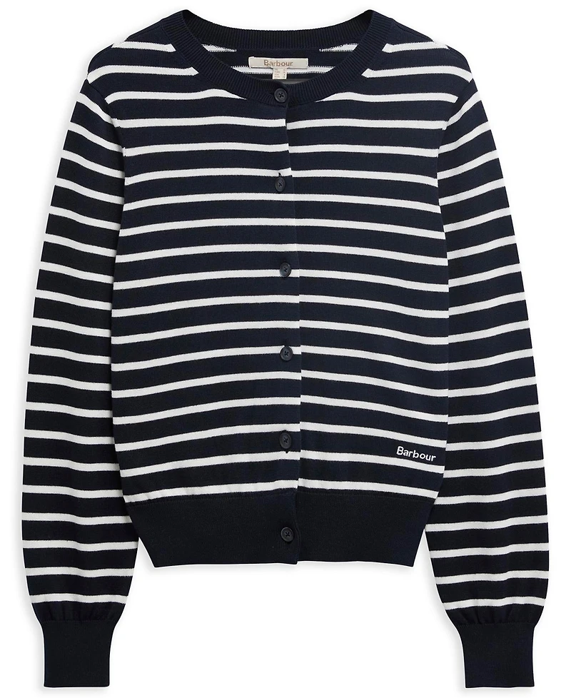 barbour baiton knitted cardigan