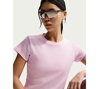 Nike Sportswear Women's Tight Ribbed Short Sleeve T-Shirt