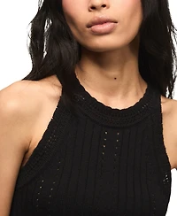 Lucky Brand Women's Crewneck Sweater Tank Top