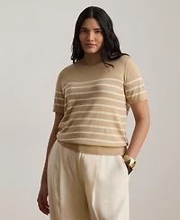Lauren Ralph Women's Crewneck Short-Sleeve Sweater