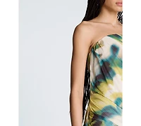 Kenneth Cole Women's Strapless Ruched Dress