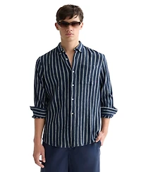 Scotch & Soda Men's Striped Regular-Fit Shirt