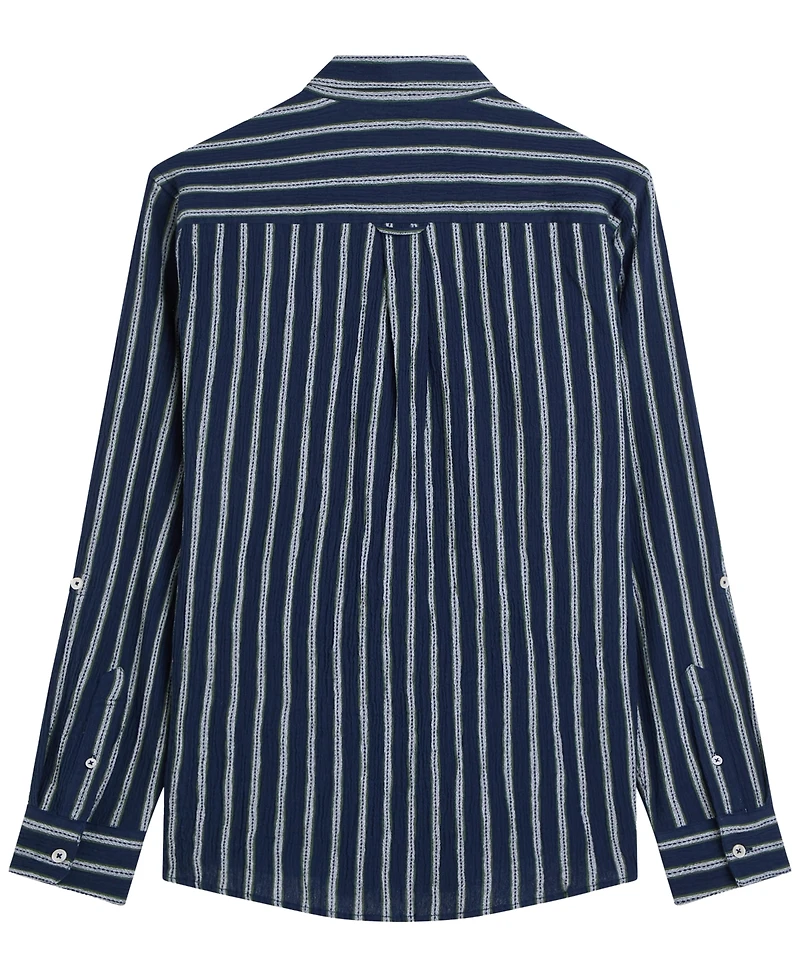 Scotch & Soda Men's Striped Regular-Fit Shirt