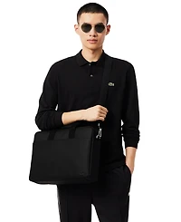 Lacoste Men's Pique Effect Computer Bag