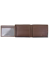 Timberland Men's Hunter Leather Two-Tone Passcase Commuter Wallet