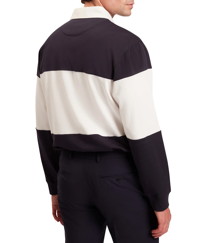 Ted Baker Men's Long-Sleeve Collared Regular-Fit Polo Shirt