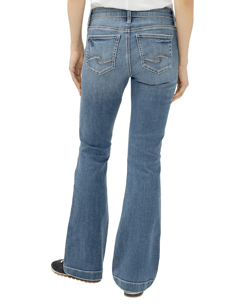 Silver Jeans Co. Women's Elyse Mid-Rise Bootcut