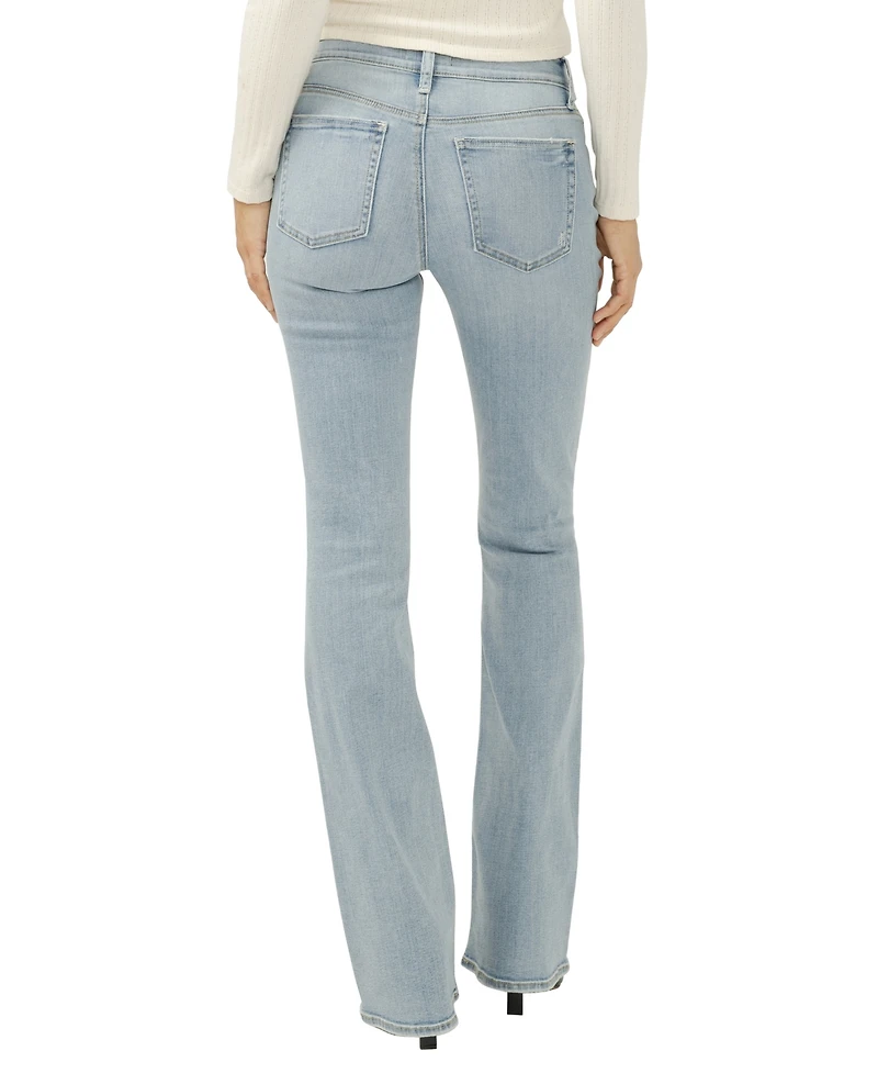 Silver Jeans Co. Women's Suki Mid Rise Bootcut Luxe Stretch