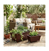 Slickblue Rectangle Planters (Set of 2)