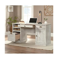 Sauder Barrister Lane Executive Desk, Plank finish