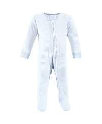 Touched by Nature Baby Boys Organic Cotton Sleep And Play, Cookies Milk, 0-3 Months