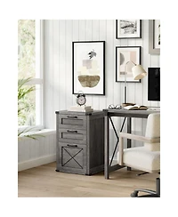 Slickblue Mobile File Cabinet with 3 Drawers for A4 Size Document Storage