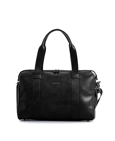 Velez Leather Duffle Bag Aged Effect