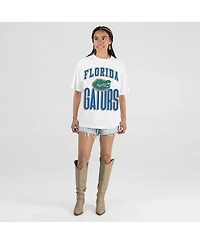 Gameday Couture Women's Cream Florida Gators Oversized Fierce Focus T-Shirt