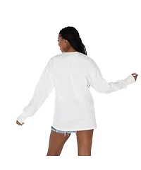 Gameday Couture Women's White Florida Gators Oversized Swift Strike Long Sleeve T-Shirt
