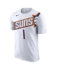 Nike Men's Devin Booker White Phoenix Suns 2023/24 Association Name & Number T-Shirt