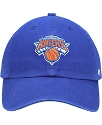 47 Brand Men's New York Knicks Core Logo Clean Up Adjustable Hat
