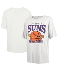 '47 Brand Women's White Phoenix Suns City Edition Down Court Sadie T-Shirt