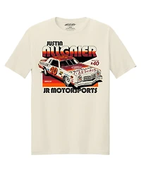 Classic Ink Usa Men's Cream Justin Allgaier Traveler Whiskey T-Shirt