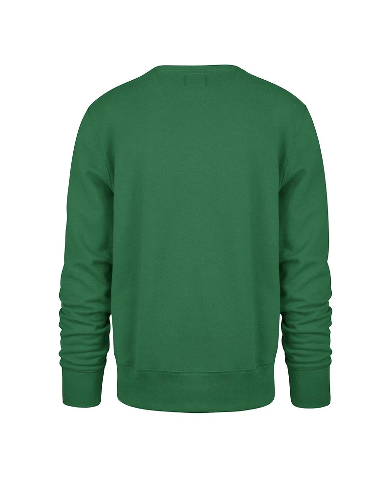'47 Brand Men's and Women's Kelly Green Boston Celtics Brush By Headline Crewneck Sweatshirt