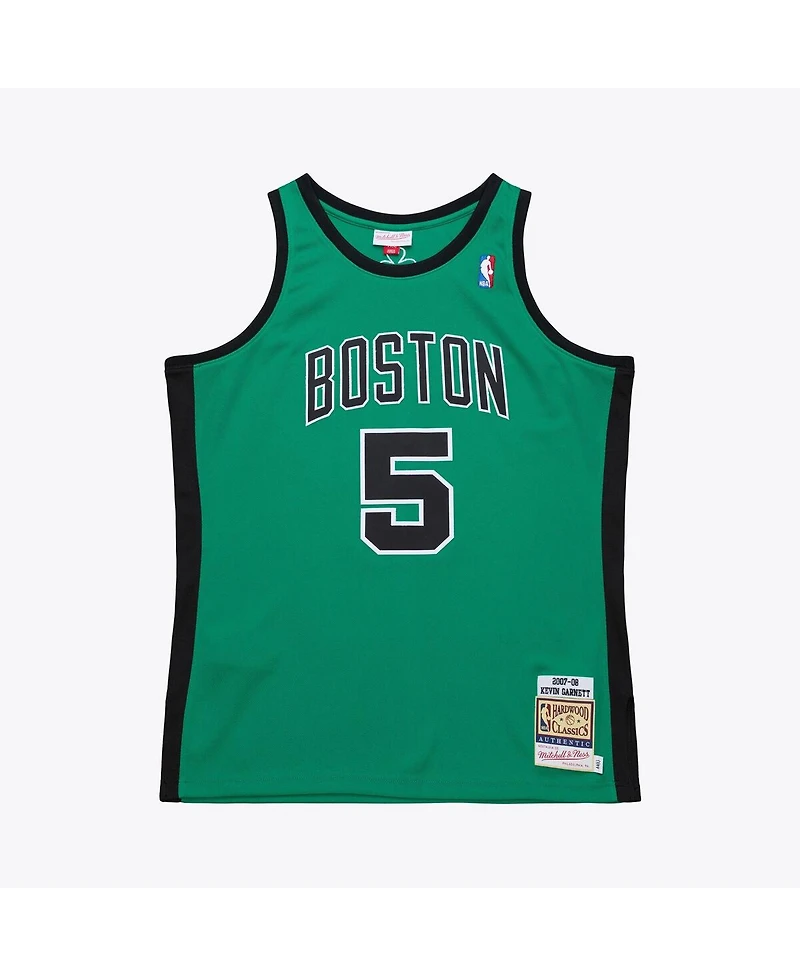 Mitchell & Ness Men's Kevin Garnett Kelly Green Boston Celtics 2007-08 Hardwood Classics Authentic Jersey