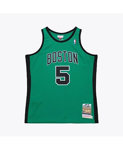Mitchell & Ness Men's Kevin Garnett Kelly Green Boston Celtics 2007-08 Hardwood Classics Authentic Jersey