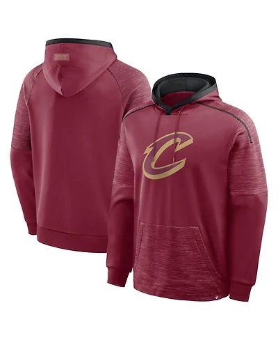 Fanatics Men's Wine Cleveland Cavaliers Pick Roll Defender Pullover Hoodie