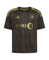 Adidas Big Boys and Girls Black Lafc 2026 Primary Kit Replica Jersey