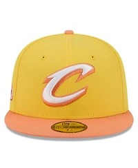 New Era Men's Gold Cleveland Cavaliers 2025/26 City Edition Alternate 59FIFTY Fitted Hat