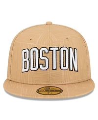 New Era Men's Gold Boston Celtics 2025/26 City Edition Alternate 59FIFTY Fitted Hat