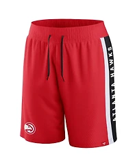 Fanatics Men's Red Atlanta Hawks Referee Iconic Mesh Shorts